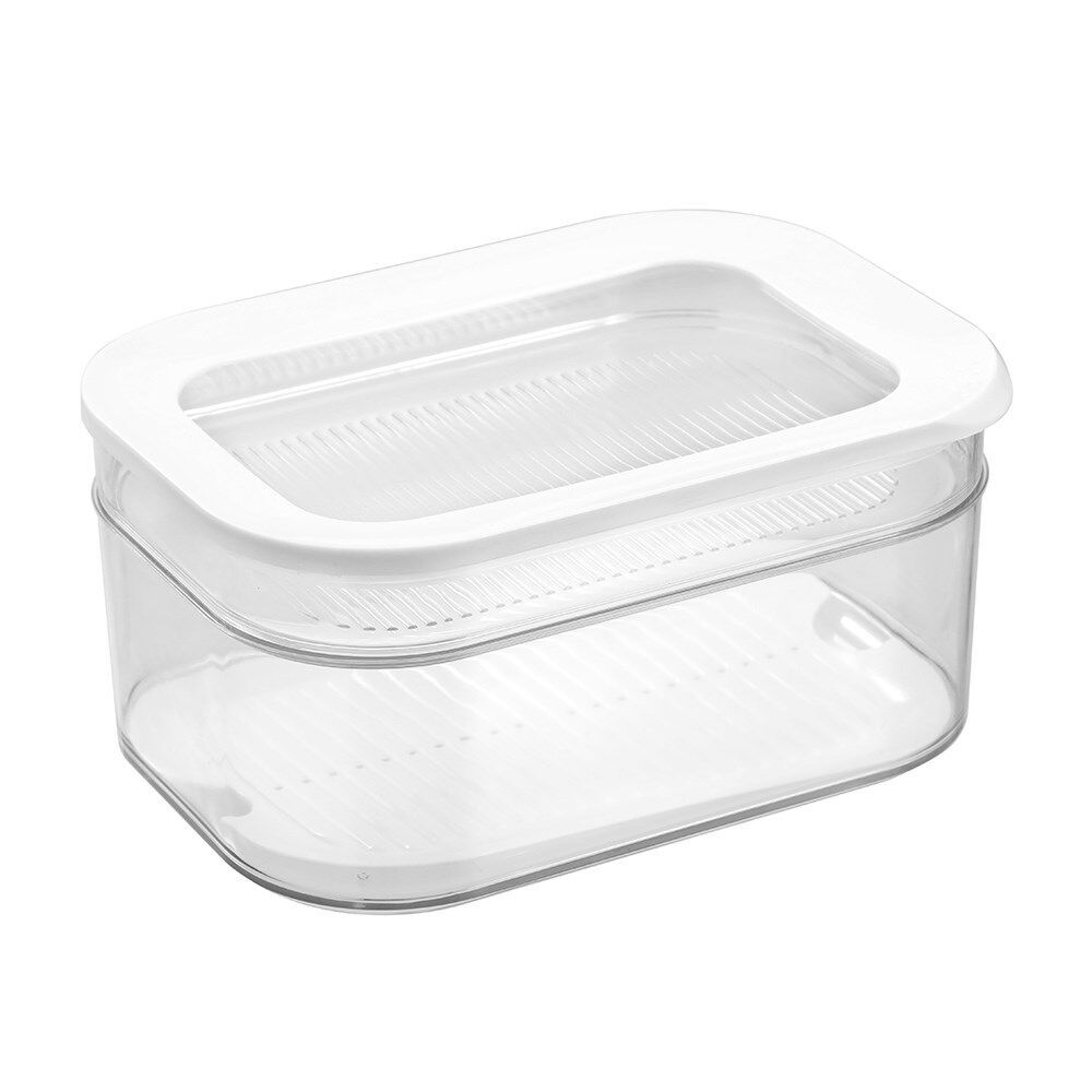 12PK Lemon & Lime Fresh Seal 2 Section Fridge Food Storer 750ml+2.250ml