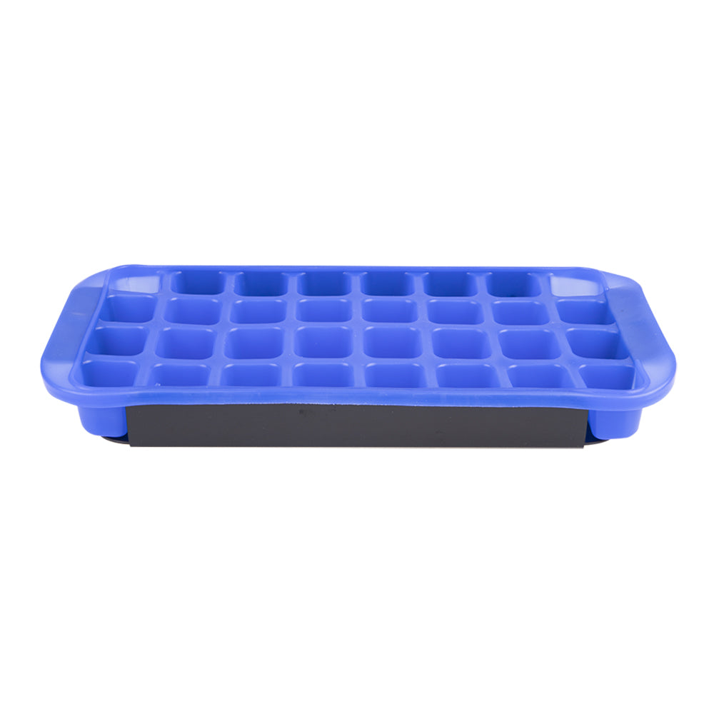 4PK Appetito Flexible Jumbo Ice Cube Tray Home Kitchen Accessory Blue