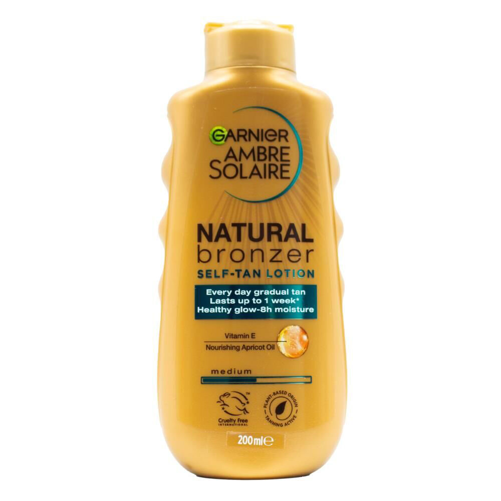 6PK Garnier 200ml Medium Self Tan Lotion Natural Bronzer Vitamin E