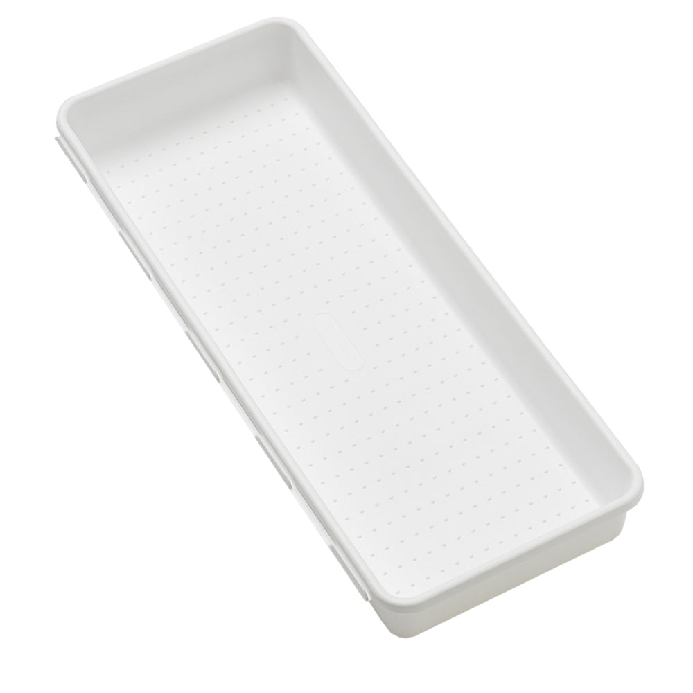 6PK Madesmart Large Wide Interlocking Bin Storage 39x16cm White