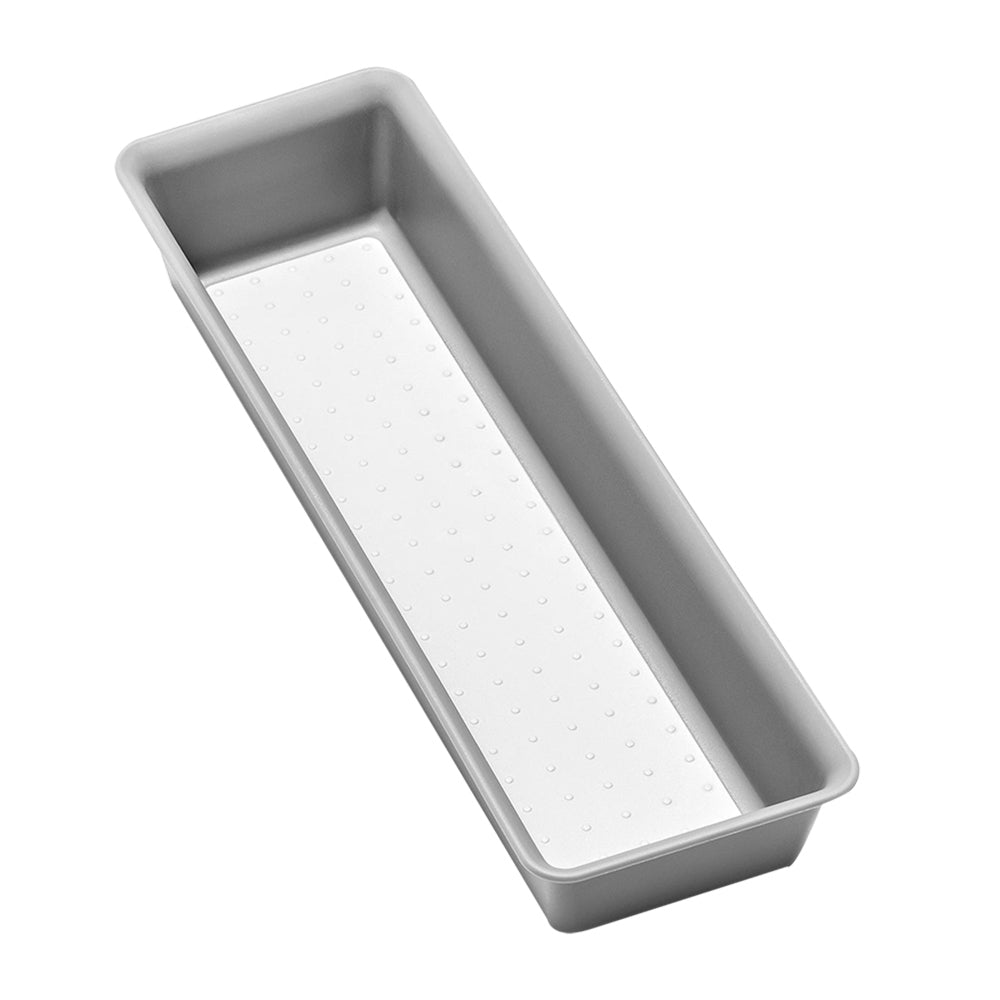6PK Madesmart Narrow Bin Storage 32.5x10cm Soft Grey Rectangle