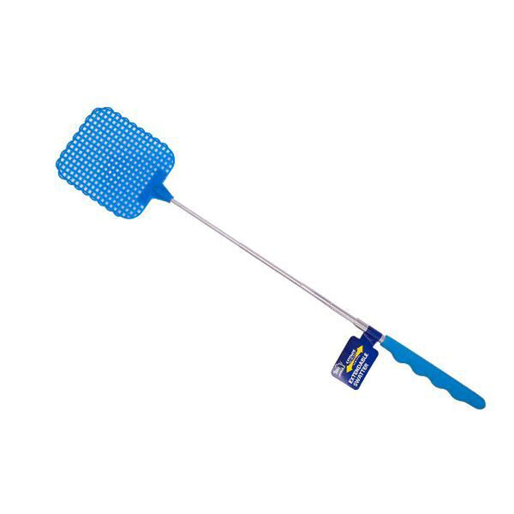 6PK Ideal Home Extendable Telescopic Bug/Insect Swatter Repellent Assorted