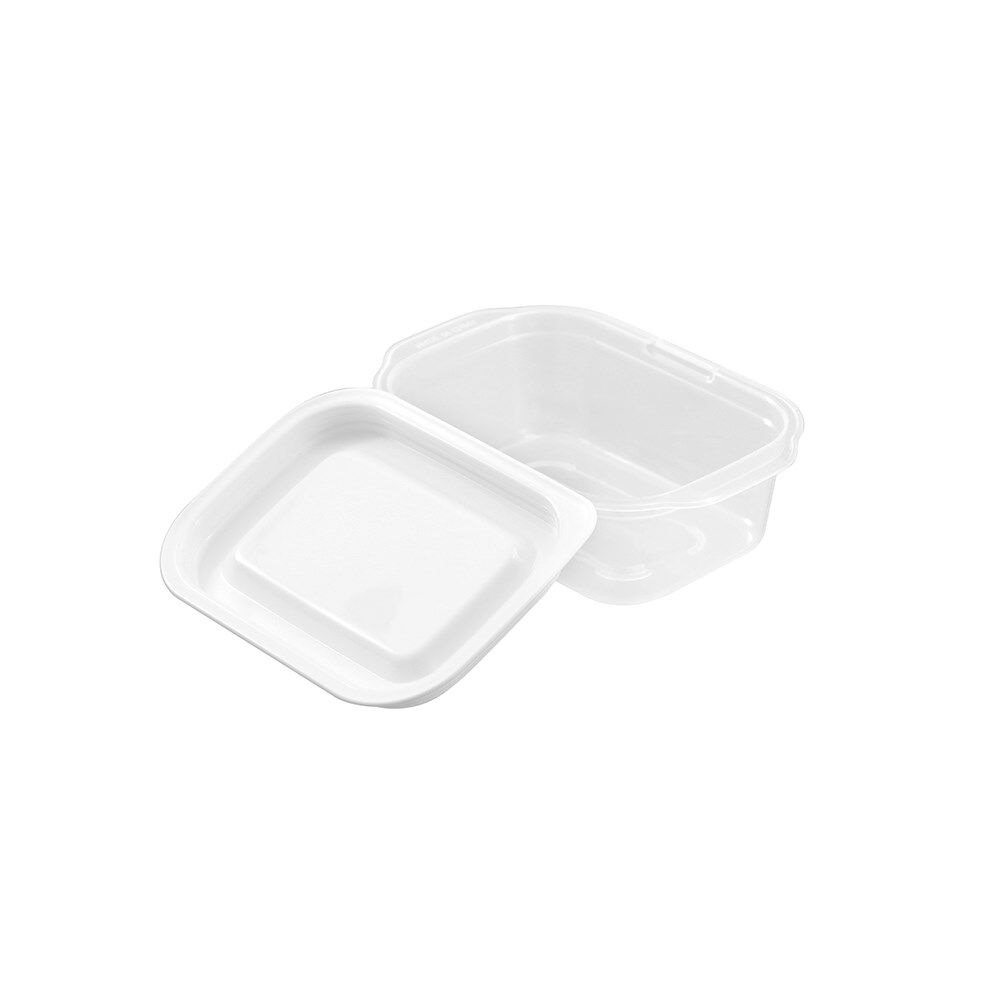 24x 4pc Lemon & Lime Reusable Lunch/Snack Container Portable Rectangular 180ml