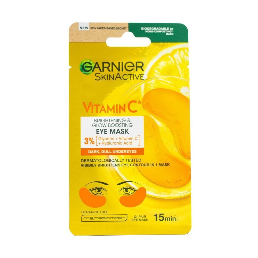 20PK Garnier 5g Eye Mask Skin Active Brightening & Glow Boosting