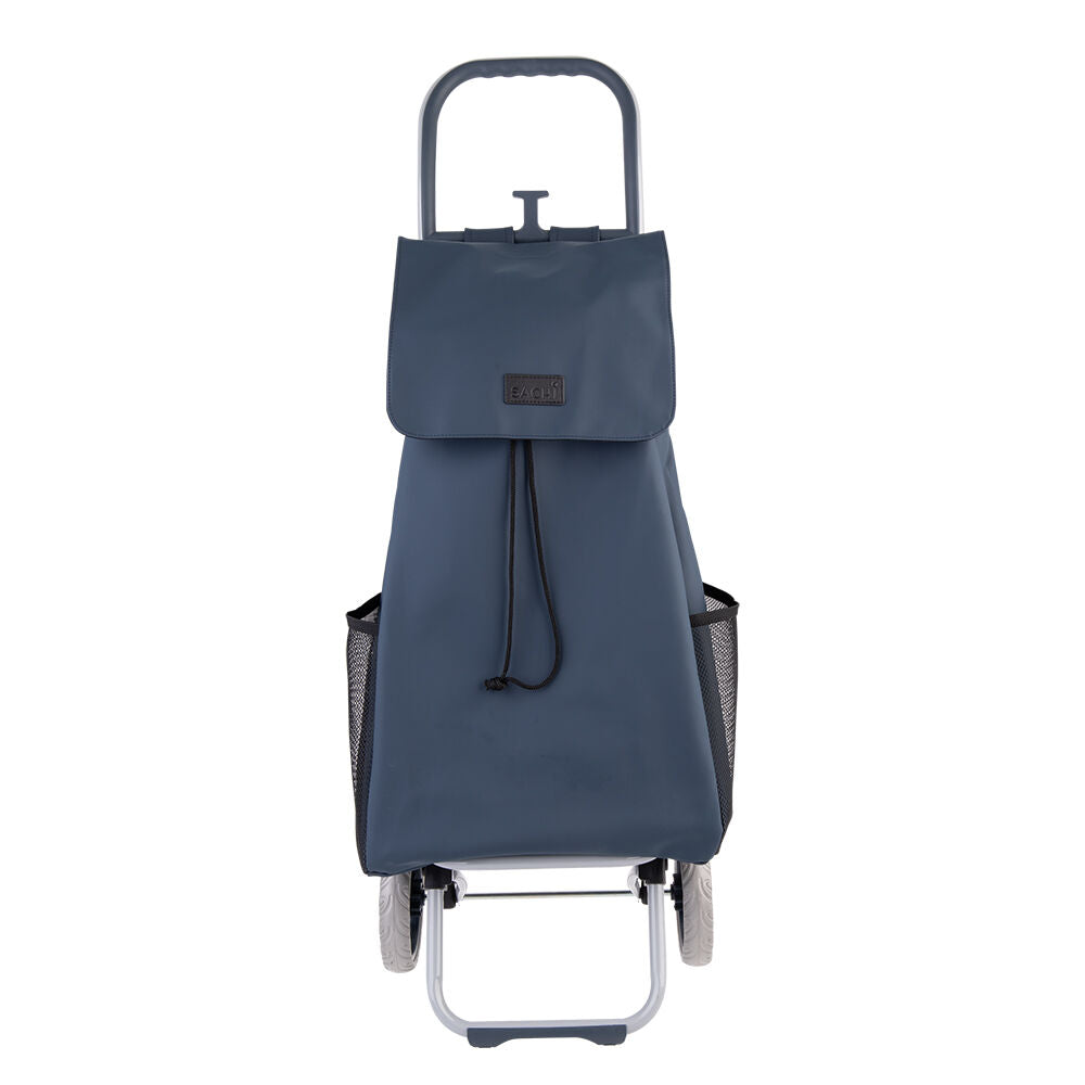 Sachi Cosmo Weatherproof Durable Grocery Wheeled Shopping Trolley 38L Indigo