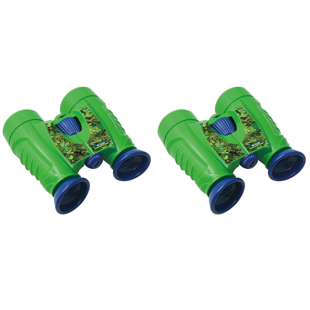 2PK Wild Adventure Binoculars 19.7x20.3cm Kids - Green 3y+