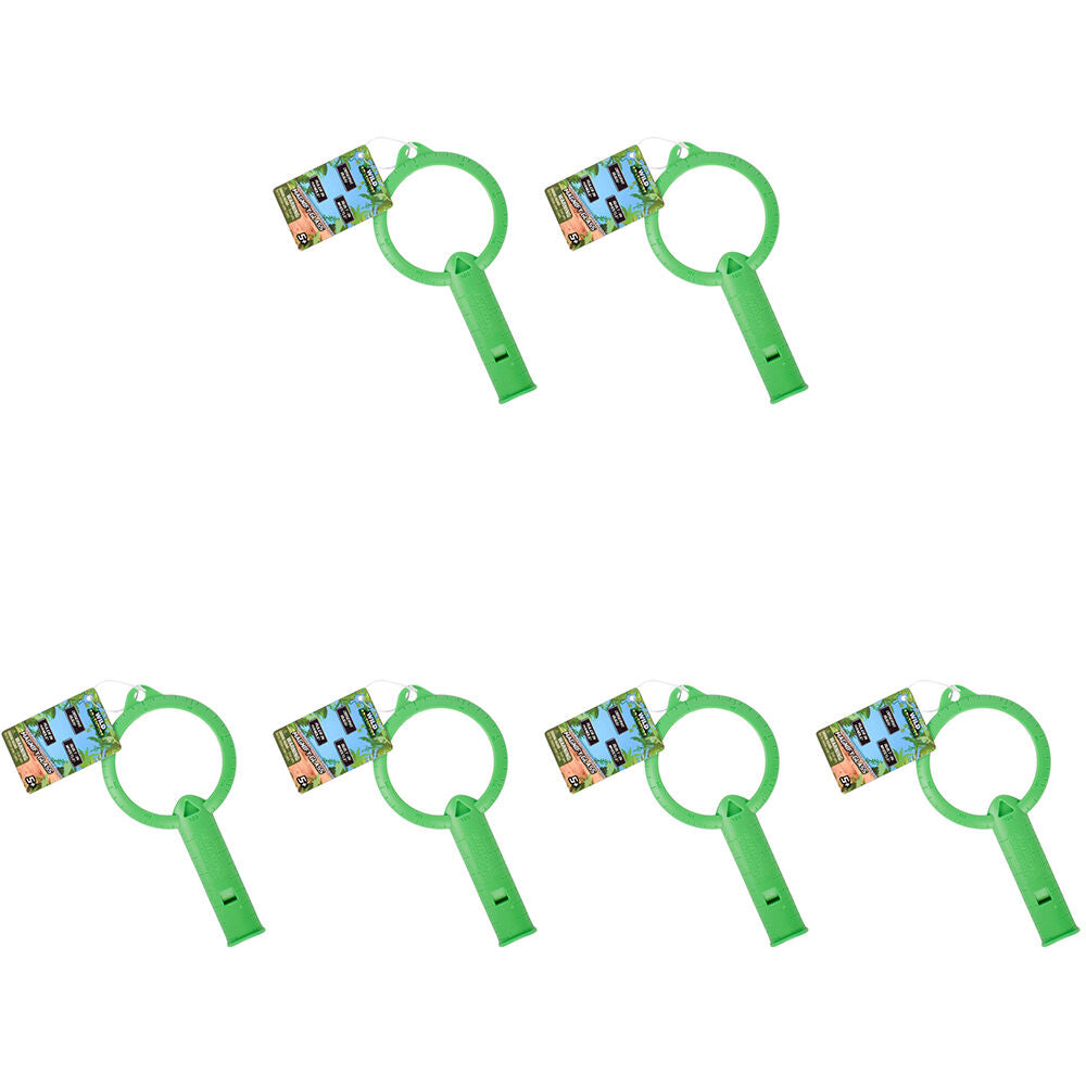 6PK Wild Adventure Magnifying Glass Toy Kids - Green 5y+