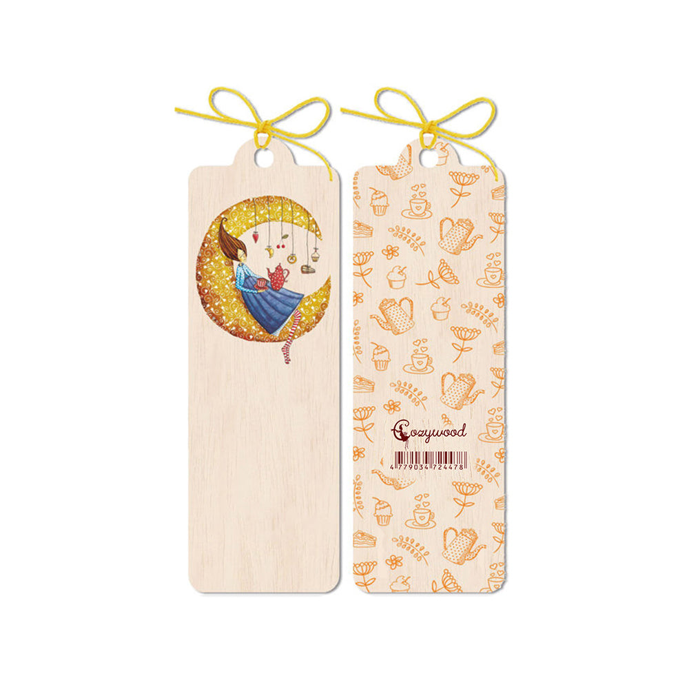 6PK Cozywood Wooden Bookmark 4.5x14cm - Never Stop Dreaming