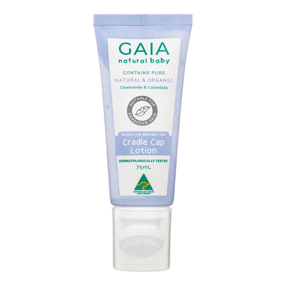 2PK Gaia 75ml Natural Baby Cradle Cap Lotion 0m+