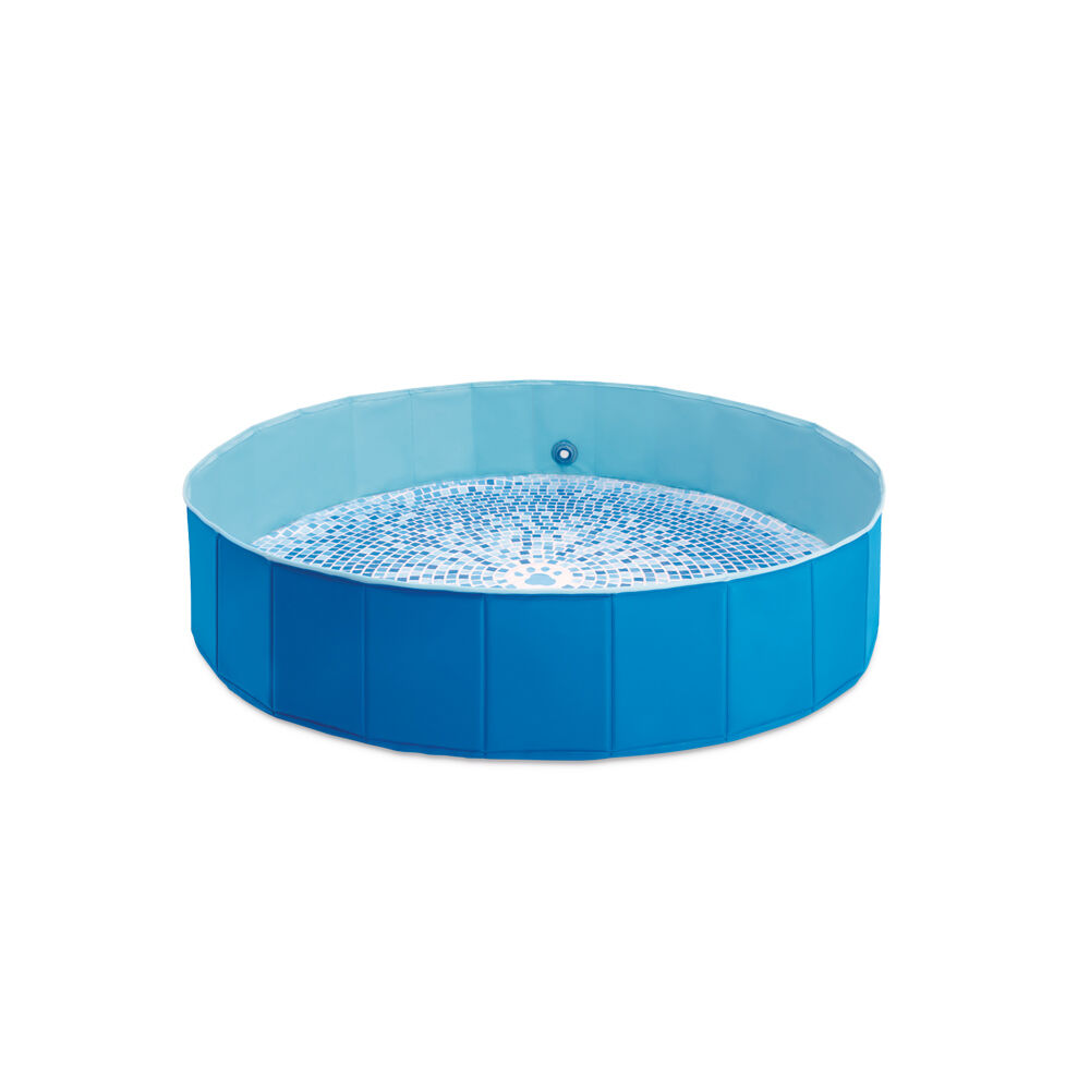 Intex Round Outdoor Pet Pool Foldable/Portable Durable Fabric 152x152x30cm Blue