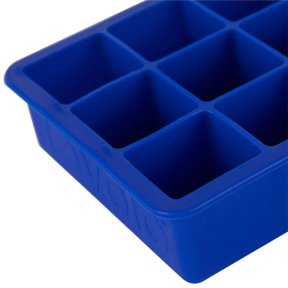 4pc Tovolo Silicone Perfect Cube Ice Tray Set - Blue