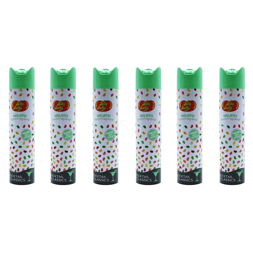 6PK Jelly Belly Air Freshner Room Fragrance 250ml - Mojito