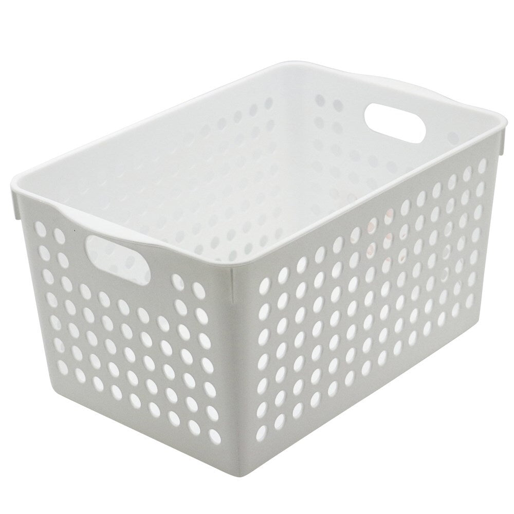 4PK Boxsweden Mode Basket White 27X18X14cm