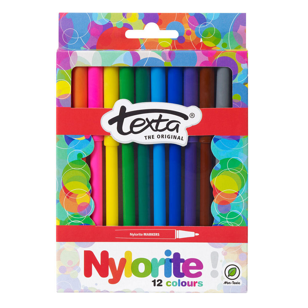 4x 12pc Texta The Original Nylorite Markers