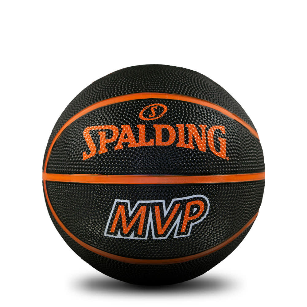 3PK Spalding MVP Mini Indoor/Outdoor All Surface Rubber Basketball Size 1 Black