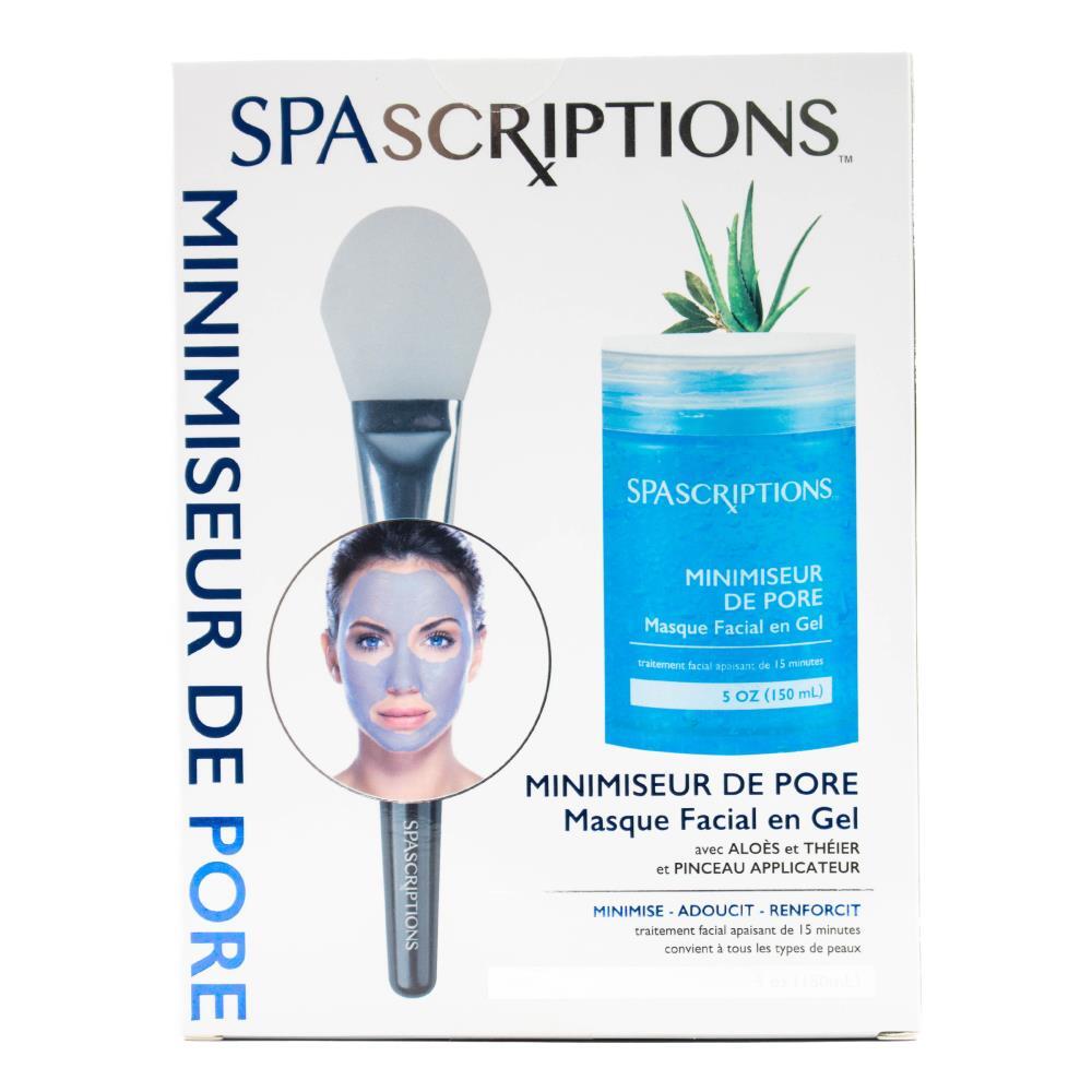 6PK Spascriptions 150ml Pore Refining Gel Face Mask w/ Aloe Vera & Tea Tree