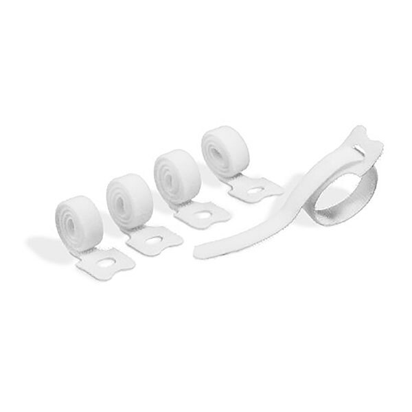 2x 5pc Durable Cavoline 18cm Plastic Grip Cable Tie - White