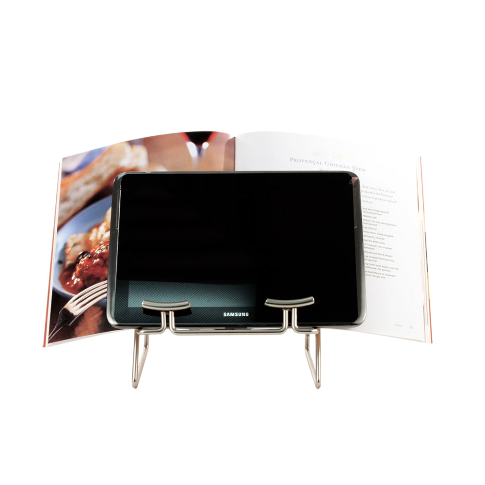 2PK Spectrum Euro Tablet & Cookbook Stand 15x20cm - Satin