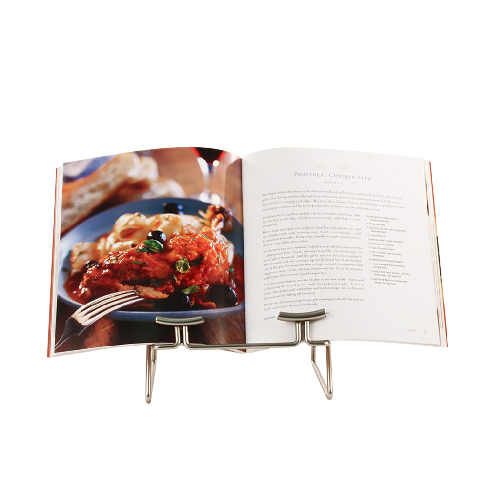 2PK Spectrum Euro Tablet & Cookbook Stand 15x20cm - Satin