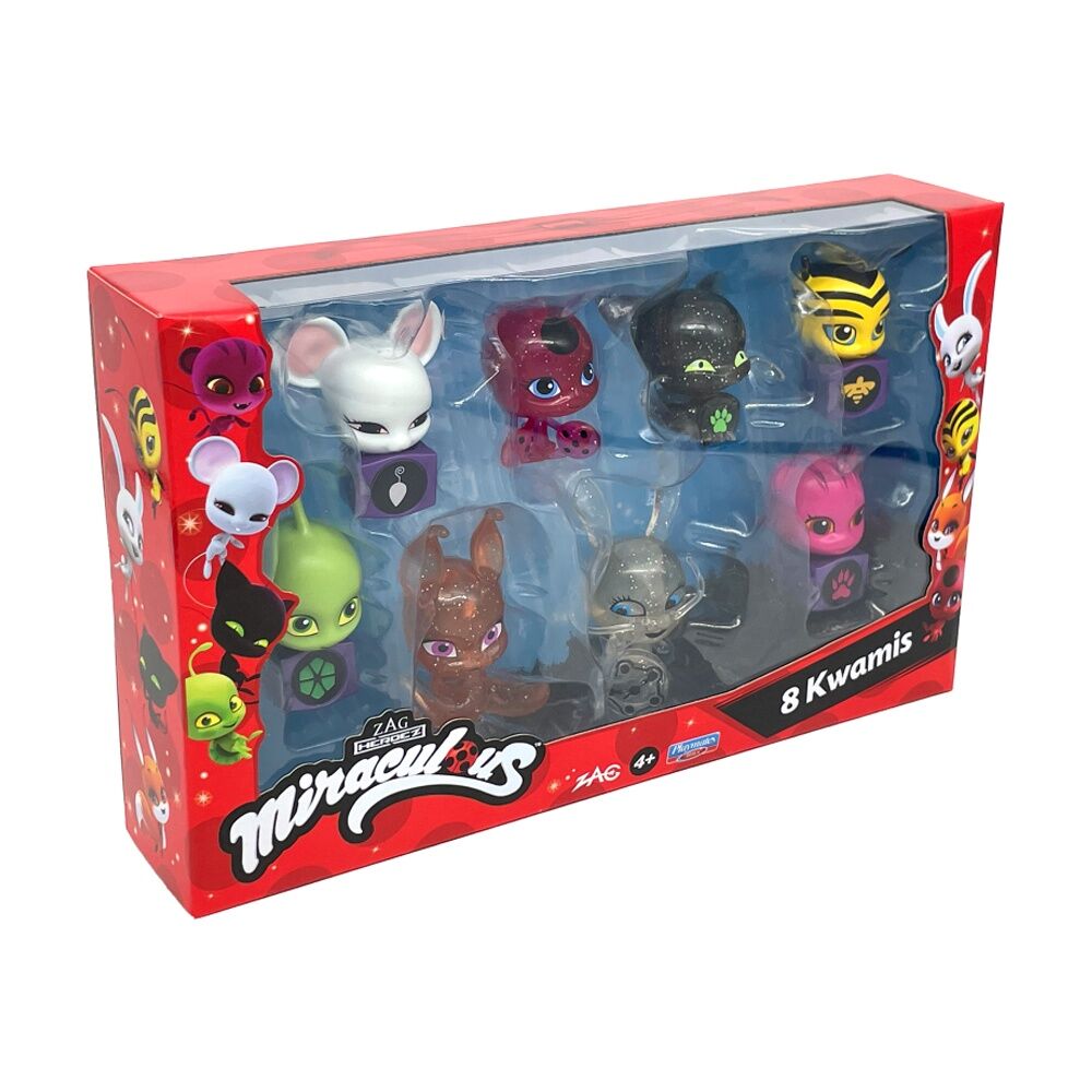 8pc Miraculous Ladybug Kwami Collectibles Set Figures Kids Toy Multi Designs