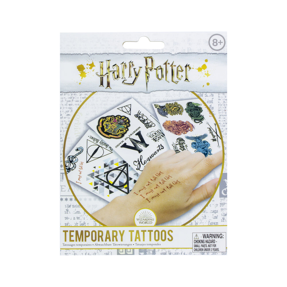 2PK Harry Potter Temporary Tattoos Kids/Children Body Art 8y+