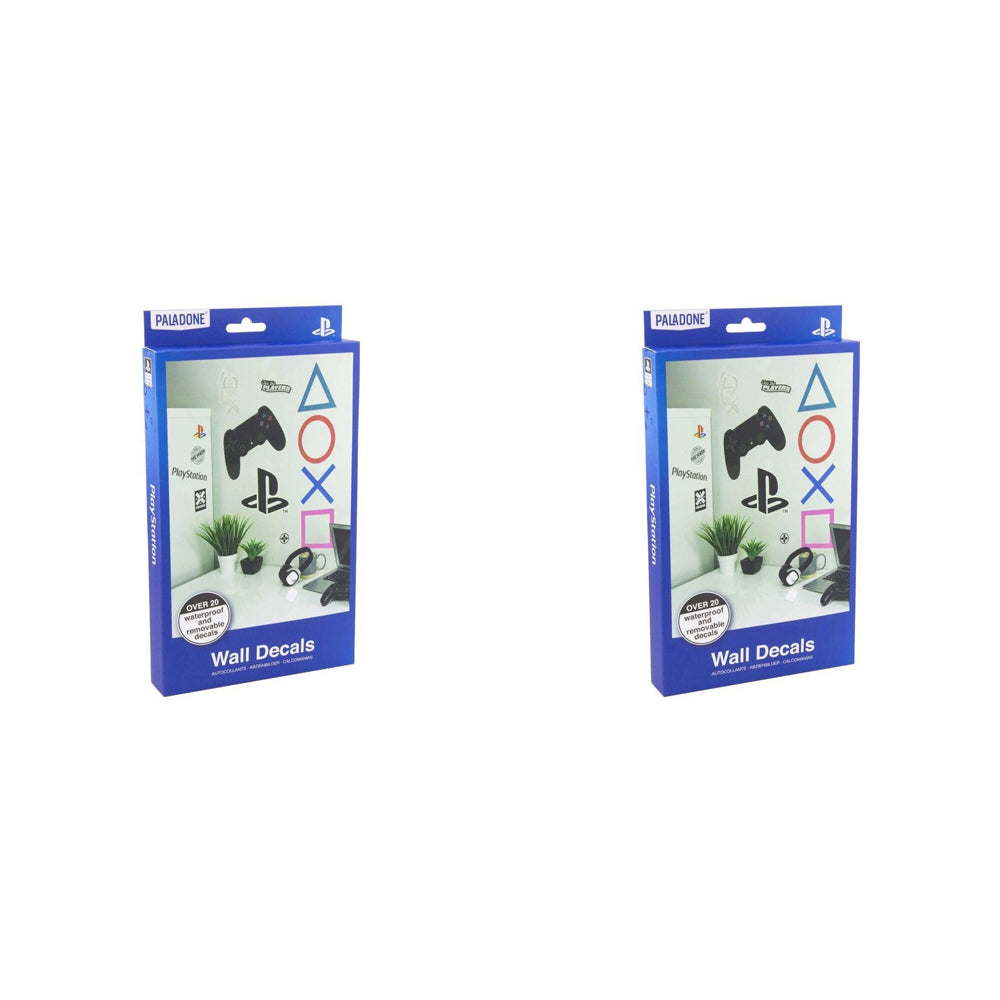 2PK Sony Playstation Wall Decals 4-Sheets Vinyl Stickers Set
