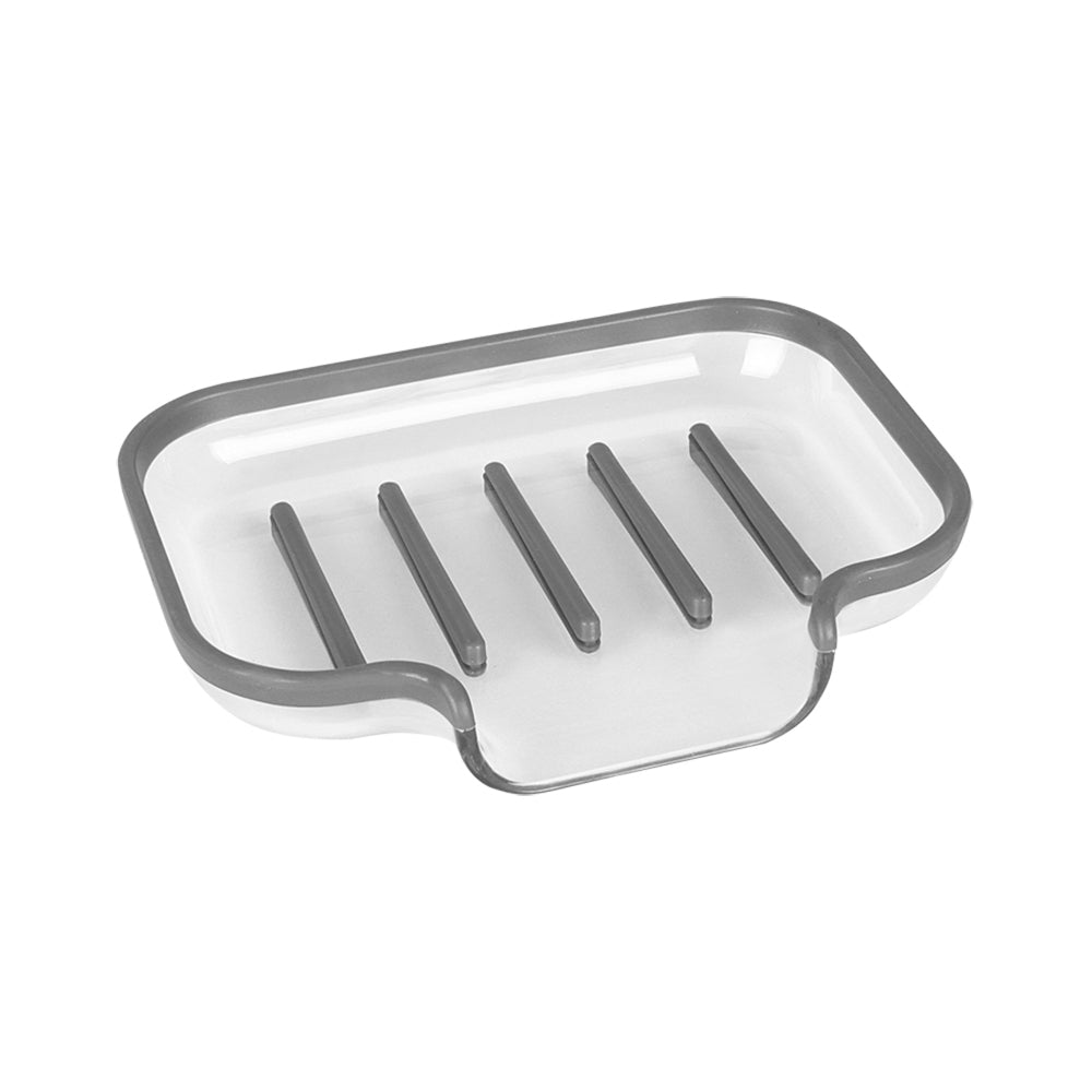 3PK Spectrum Cora Sink Sponge & Soap Dish Holder - Grey