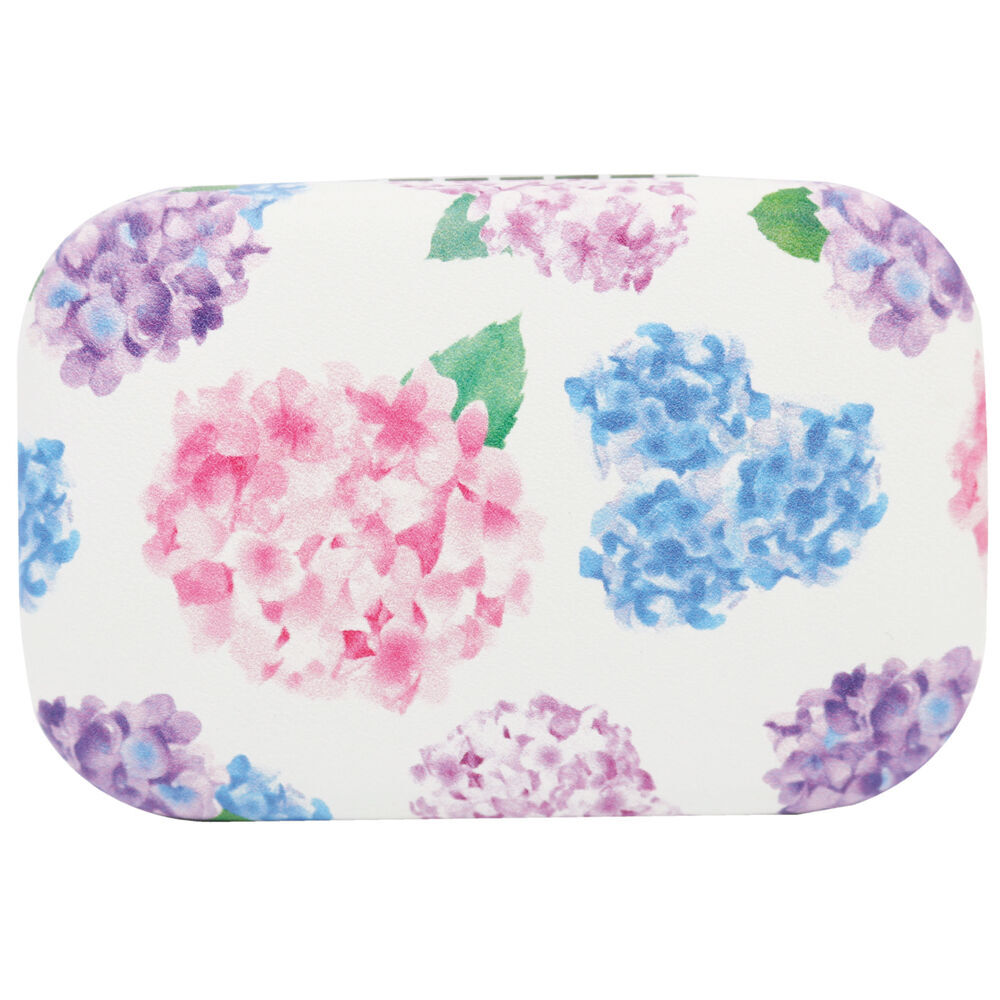 3PK Wicked Sista Hydrangeas Rectangle Jewellery Hard Cover Travel Case 8.5x2.5cm