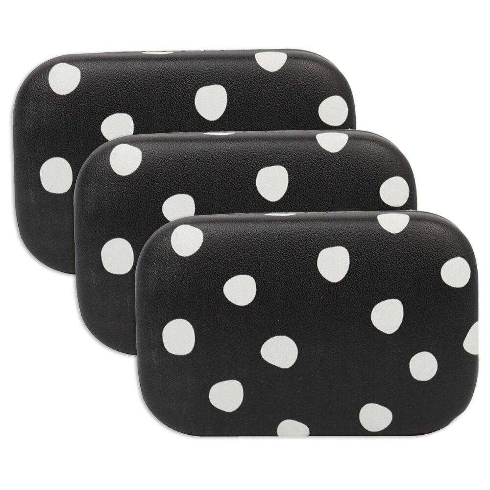 3PK Wicked Sista Adoradot Rectangle Jewellery Hard Cover Travel Case 8.5x2.5cm