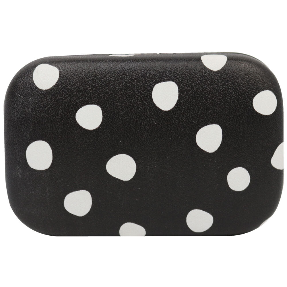 3PK Wicked Sista Adoradot Rectangle Jewellery Hard Cover Travel Case 8.5x2.5cm
