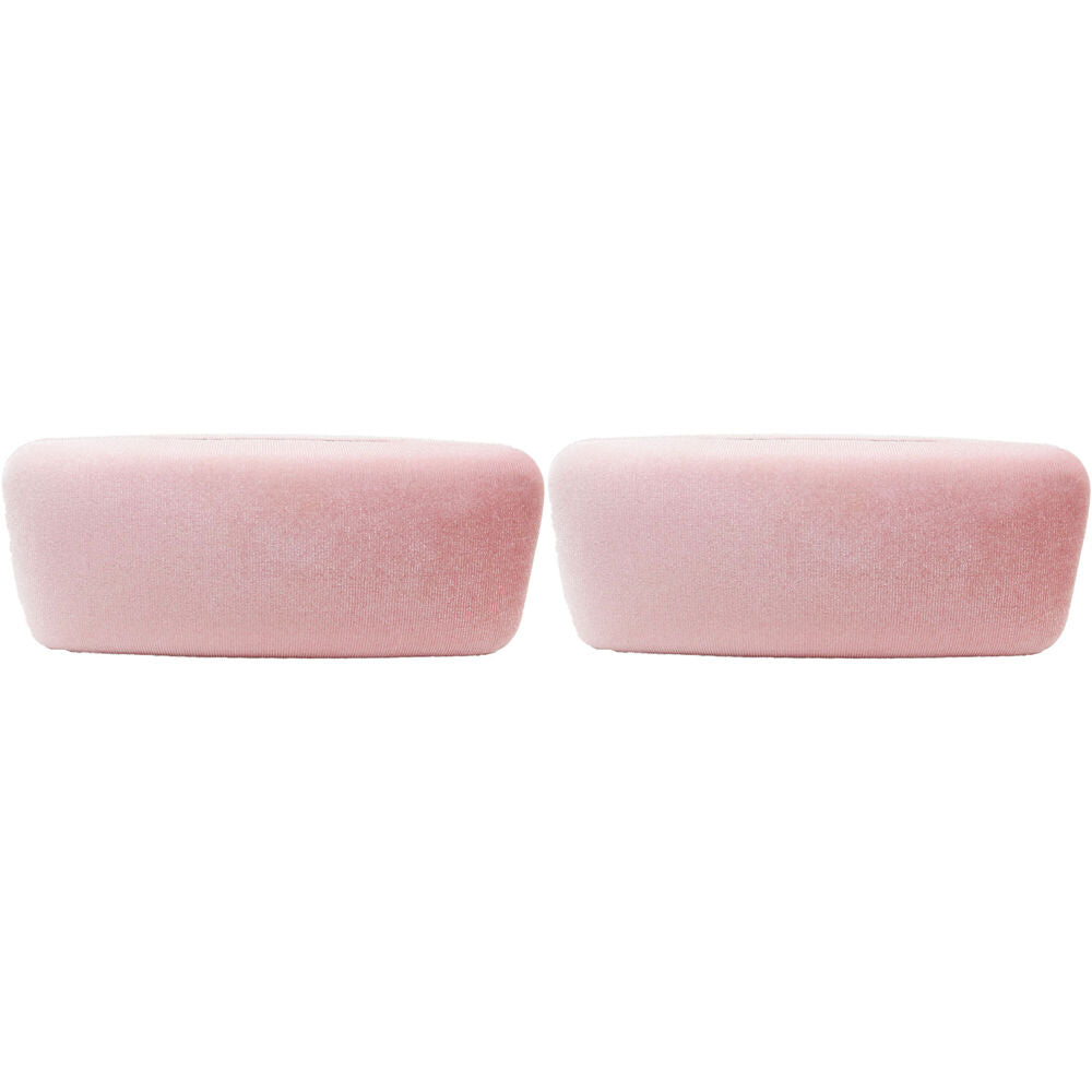 2PK Wicked Sista Velvet Polyester Eyewear Storage Travel Case Holder 16x7cm Pink