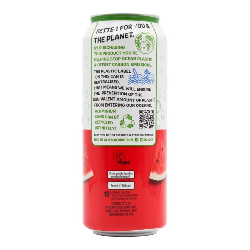24PK H2 Juice 500ml Sparkling Natural Fruit Juice Drink - Watermelon