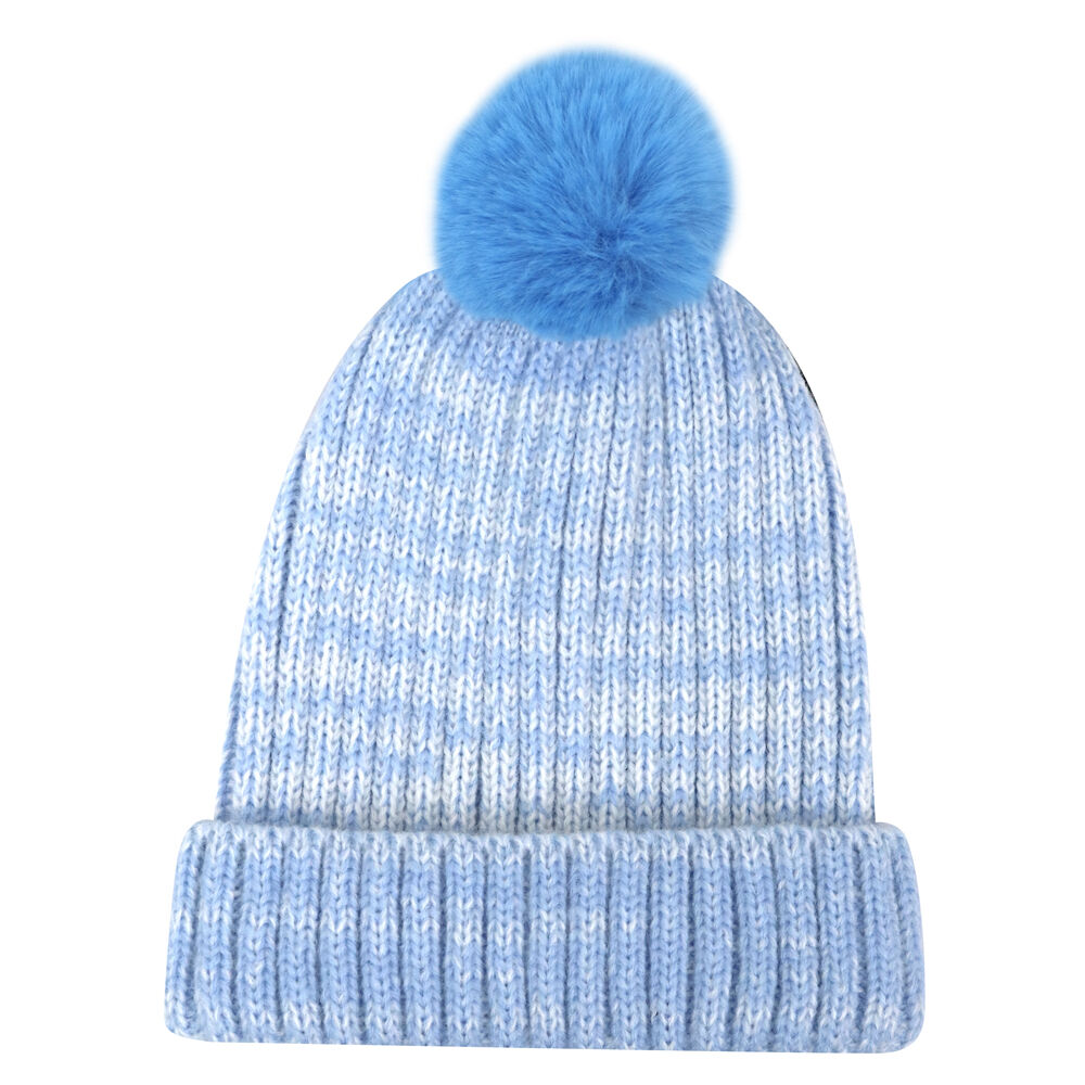 2PK Foote Street Kids Beanie For Toddlers And Children - Soft Blue - 2Y-3Y
