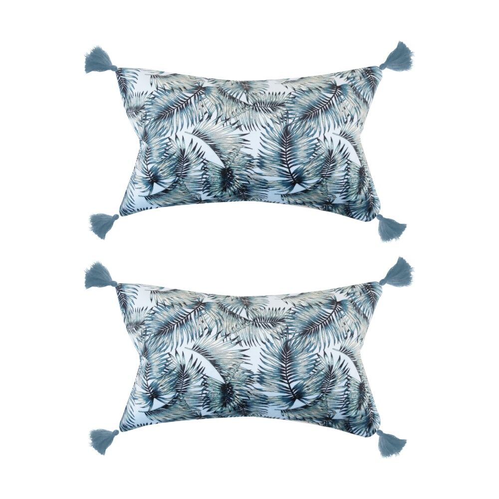 2PK Wicked Sista Inflatable Beach Pillow Tropical Leaves Waterproof Spa Comfort