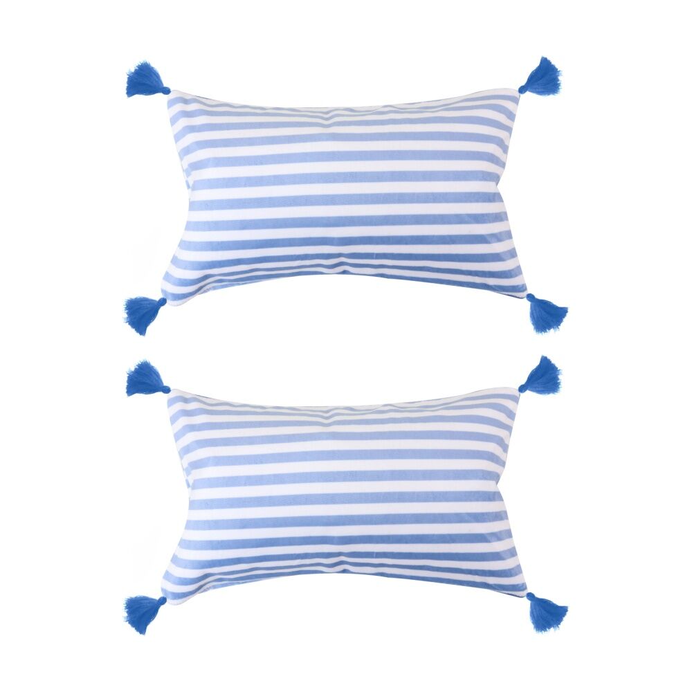 2PK Wicked Sista Inflatable Beach Pillow Calming Stripe Waterproof Spa Comfort