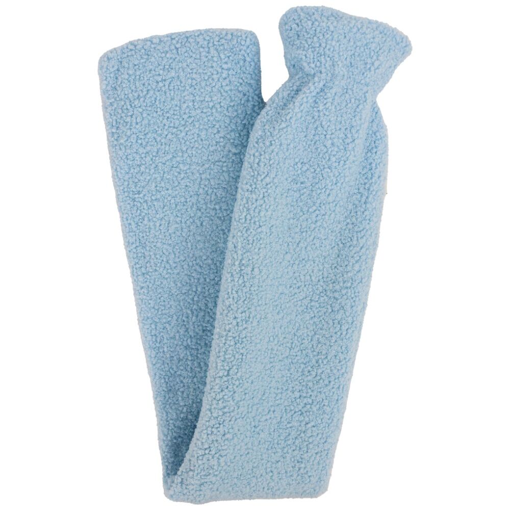 Wicked Sista Long Hot Water Bottle With Cover Textured - Light Blue