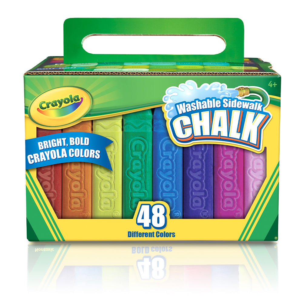 96pc Crayola Washable Sidewalk Chalk 3+