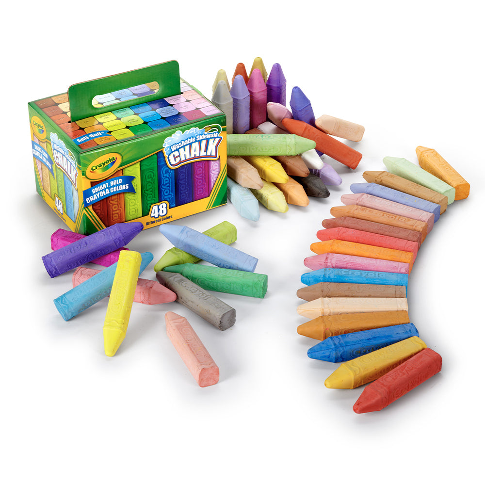 96pc Crayola Washable Sidewalk Chalk 3+