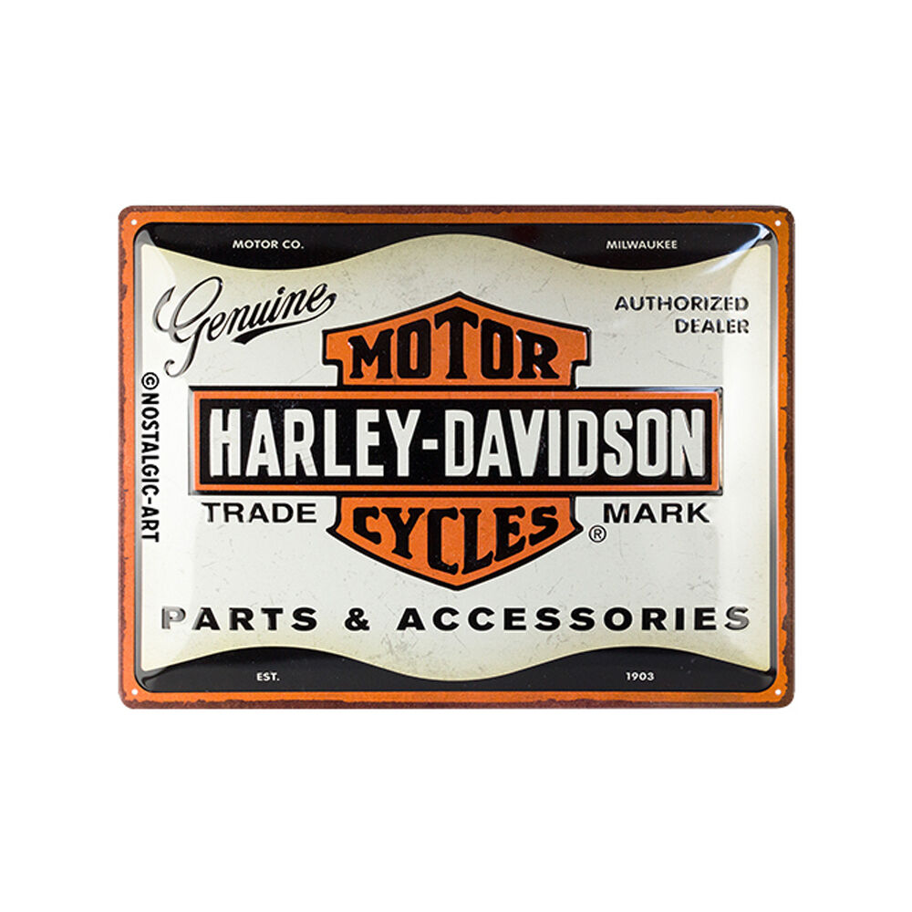 Nostalgic-Art Harley Parts & Accessories Metal Decorative Sign Large 30x40x0.5cm