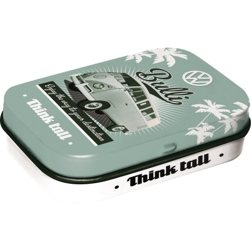 2PK Nostalgic Art Mint Box Metal 6cm Tin Bulli Hard Candy Mints