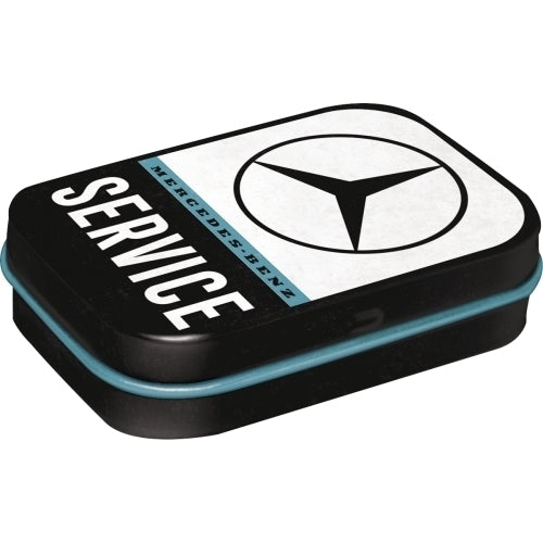 2PK Nostalgic Art 6cm Mint Tin Box Mercedes-Benz Service Fresh Breath Candy