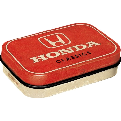 2PK Nostalgic Art 4x6cm Mint Box Metal Tin Honda AM Classics Car Logo