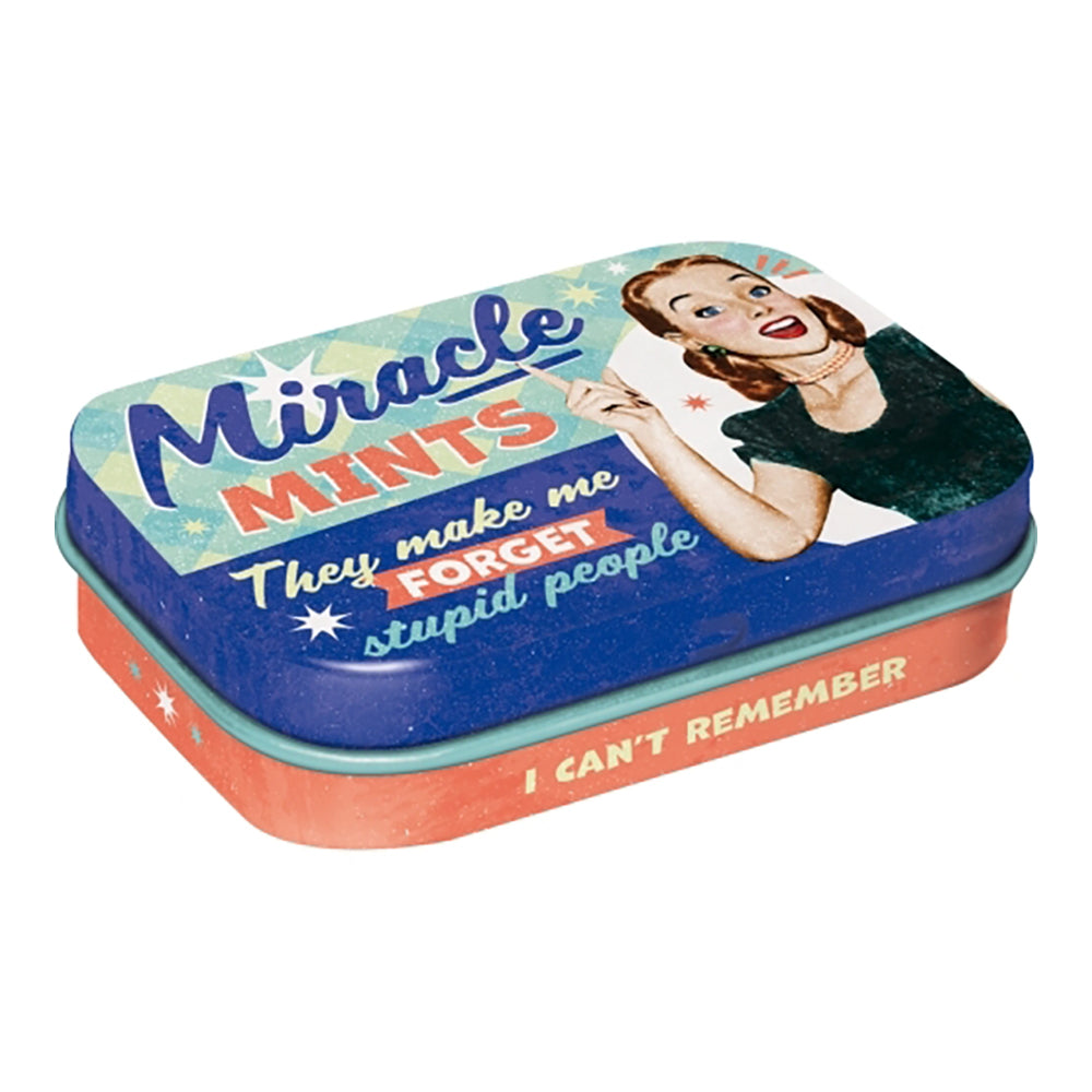 2PK Nostalgic Art 4x6cm Mint Trinket Box Miracle Mints