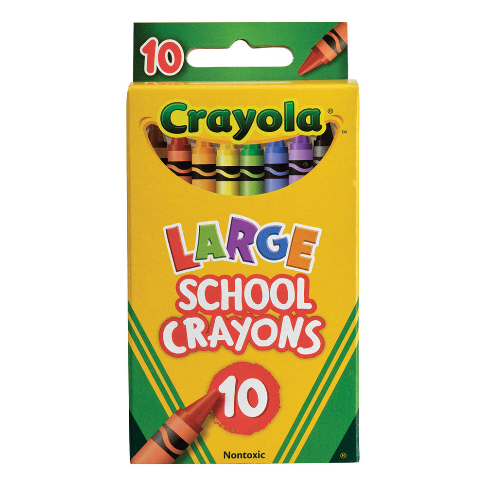 60pc Crayola Kids/Childrens Creative Large School Crayons 36m+