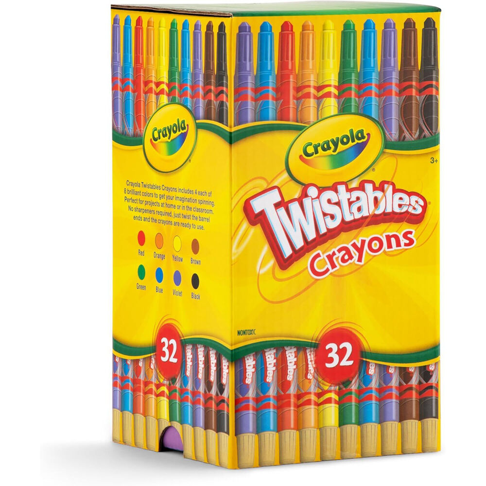 2x 32pc Crayola Twistables Crayons Share Pack Set Kids 3y+