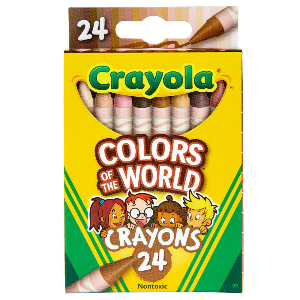 144pc Crayola Colours Of The World Crayons 3+