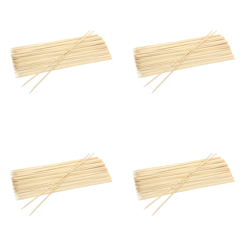 4PK 80pk Wiltshire Bar-B Barbeque Bamboo Skewers Sticks 30cm