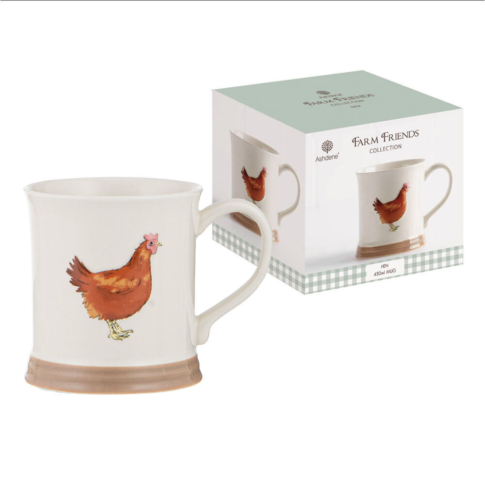 4PK Ashdene Farm Friends Coffee Mug Drinkware 430ml/13cm - Assorted