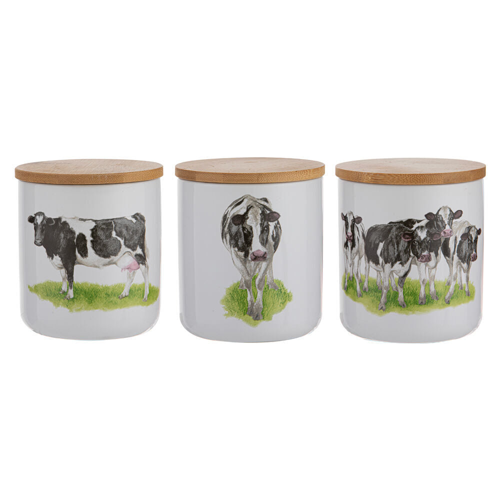 2x 3pc Ashdene Meet The Girls Round Food Storage Canister 10.5x12cm