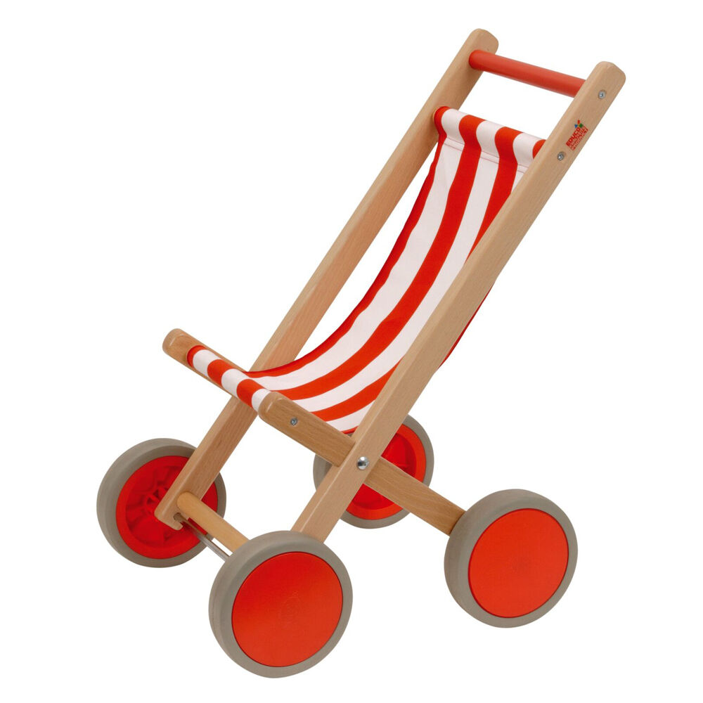 Educo Doll Stroller Wooden Pram Imaginative Play Playset Kids/Children - 3y+